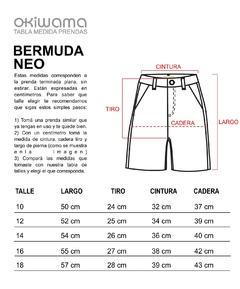 Bermuda Neo Denim Azul