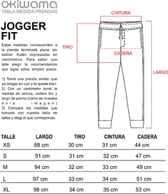 Jogger Fit Rústico Negro - Okiwama :: Tienda online 