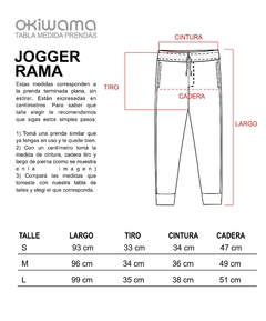 Jogger Rama Frisa Negro on internet