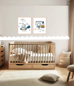 Marco nube blanca 100x50cm - comprar online