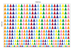 TRIANGULOS COLORES - A1022 - buy online