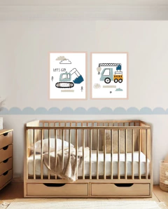 Marco nube celeste 100x50cm - comprar online