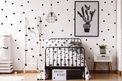 black dots