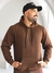 Blusa de Moletom Canguru Marron - comprar online