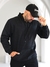 Blusa de Moletom Canguru Preto - comprar online
