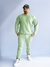 Conjunto de Moletom Gola Careca Verde Pistache - comprar online