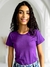 Camiseta de Algodão Premium Feminina Uva - comprar online