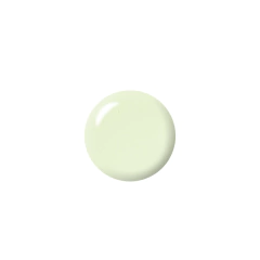 Gota de color verde manzana suave, perteneciente al esmalte de uñas 112 Cadaqués, de Juka.