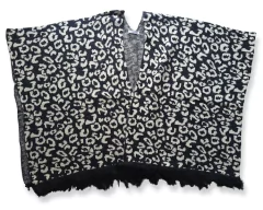 poncho combinado de leopardo en internet