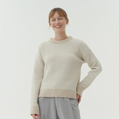 sweater rayado con brillo - comprar online