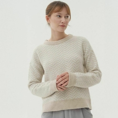 sweater rayado con brillo - tienda online