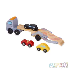 Camion Mosquito con 3 autitos en madera en internet