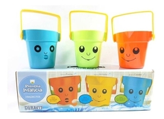 Set de 3 Baldes para el Agua