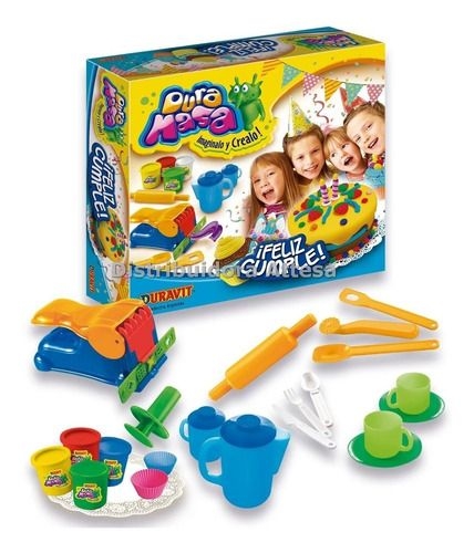 Set de Masa Feliz Cumple