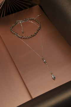 Art.2420 SET DE DOS PIEZAS CHANTALE, Gargantilla Chantale silver bronce y collar microcadenas Chantale silver bronce (copia) (copia) (copia) - (copia) - comprar online