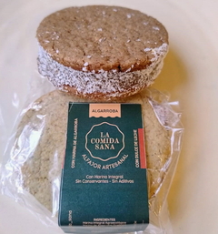 Alfajor Agroecológico de Algarroba con Dulce de Leche x Unidad ´´La Comida Sana´´´