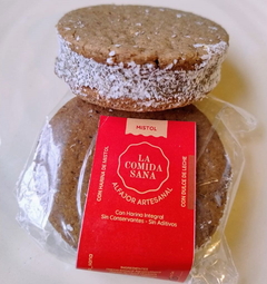 Alfajor Agroecológico de Mistol con Dulce de Leche x Unidad ´´La Comida Sana´´´