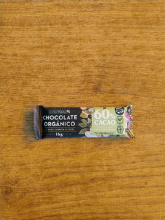 Chocolate Orgánico en Barrita x 16 Gr. ´´Colonial´´ (60% Cacao)