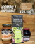 Combo N°1: Tableta de Chocolate Orgánico x 100 Gr. ´´Colonial´´ (Cacao al 60%) + Dulce de Leche Agroecológico x 360 Cc. ´´La Mariela´´ + Mermelada Orgánica de Arándanos x 350 Gr. ´´Masseube´´