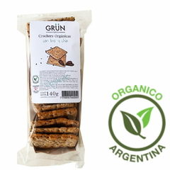 Crackers Integrales Orgánicas con Semillas x 160 Gr. ´´Grun´´