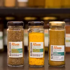 Curry Agroecológico Ahumado x 40 Gr. ´´Aliwen´´ (Frasco de Vidrio)