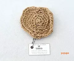 Esponja Tejida con Fibras Naturales de Yute ´´Theo´´ (Formato Redondo)