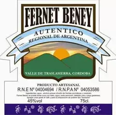 Fernet Artesanal x 0.750 Ml. ''Beney'' - comprar online