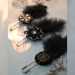 Prendedor Filigrana Oro Antiguo. - comprar online