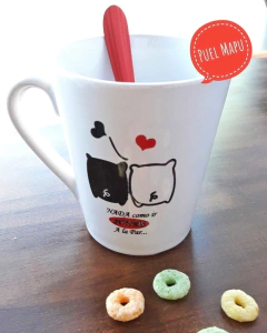 Tazas "Puel Mapu" NADA como ir JUNTOS A la Par..."