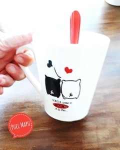 Tazas "Puel Mapu" NADA como ir JUNTOS A la Par..." en internet