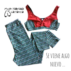 Conjunto calza y top en internet