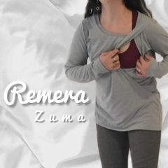 Remera básica Zuma mangas largas