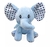 Elefante Pelúcia Azul 26 Cm Altura Fofinho