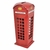 Cabine Telefônica Metal Decorativa 17 Cm Altura Porta Moedas