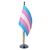 Mini Bandeira De Mesa Transgênero Poliéster 15 Cm (mastro) - Loja do Caue - O presente ideal você encontra aqui!