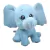 Elefante Pelúcia Azul 28 Cm Altura