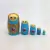 Matriosca Boneca Russa c/ 5 bonecas 12cm alt. Azul - comprar online