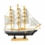 Miniatura Barco Navio Veleiro Madeira Casco Preto 21x4x21cm D - loja online
