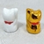 Maneki Neko Gato Da Sorte Kit Com 2 Em Resina 5 Cm Altura na internet