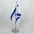 Bandeira De Mesa Dupla Face Israel (mastro 29 cm alt.) Cetim - loja online