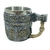 Caneca Caveira Cz01l2 Gladiador Aço Inox 3d Medieval 400 Ml - comprar online