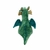 Dragão Pelúcia Sentado Verde Olhos Amarelos 23cm Altura - comprar online