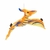 Dinossauro Laranja Pelúcia Pterodáctilo 40cm entre Asas na internet