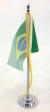 Mini Bandeira de Mesa do Brasil 15 cm Poliéster - comprar online