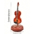 Caixa Musical Giratória Com Violino Na Base Altura 22cm na internet