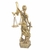 Estátua Deusa Dama Justiça 14 Cm Dourado Brilho Mres-j01 - Loja do Caue - O presente ideal você encontra aqui!