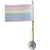 Mini Bandeira Lgbt Gay C / Ventosa (5,5cm X 8,5cm) 14 cm Mastro - comprar online