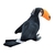Tucano De Pelúcia 25 Cm Altura Sentado Preto - Loja do Caue - O presente ideal você encontra aqui!