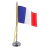 Mini Bandeira de Mesa da França 15 cm Poliéster