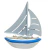 Enfeite Decorativo Náutico Marinho Barco 13 Cm Alt. Timão na internet